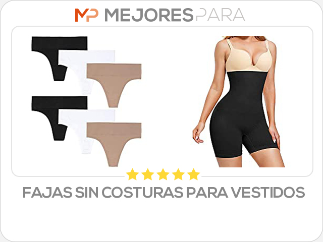 fajas sin costuras para vestidos