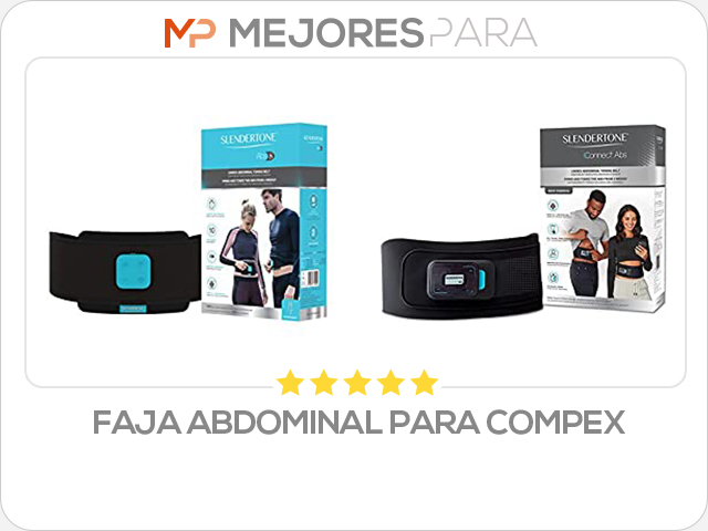 faja abdominal para compex