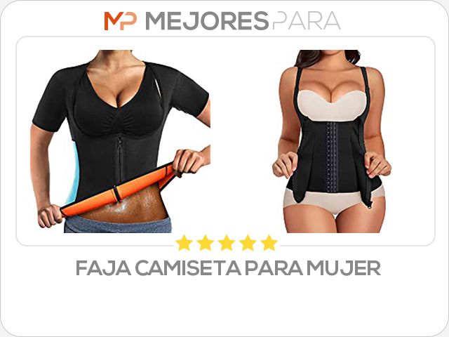 faja camiseta para mujer