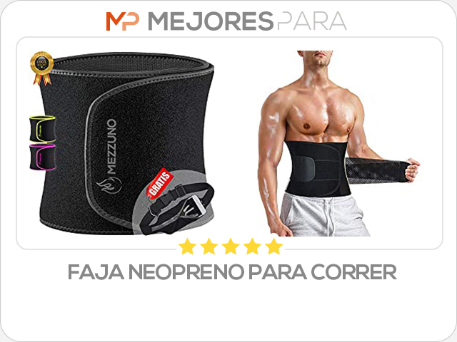 faja neopreno para correr