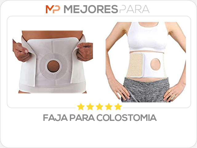 faja para colostomia