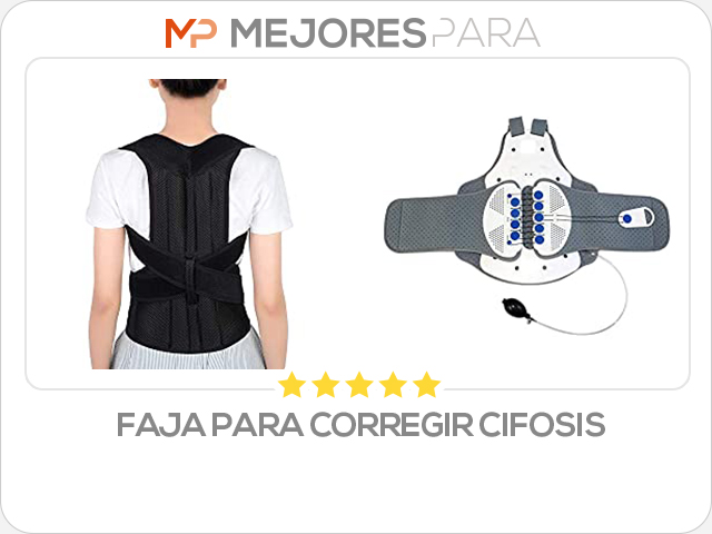 faja para corregir cifosis