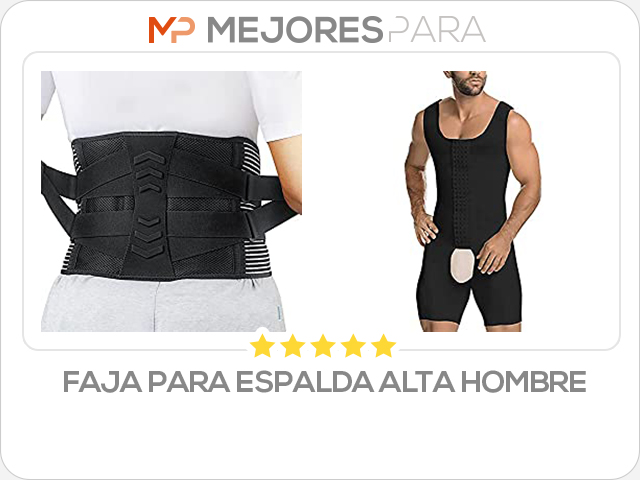 faja para espalda alta hombre