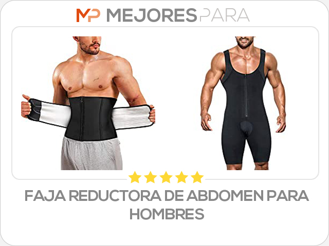 faja reductora de abdomen para hombres