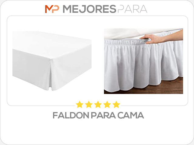 faldon para cama