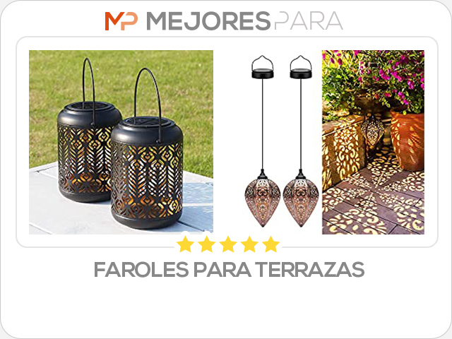 faroles para terrazas