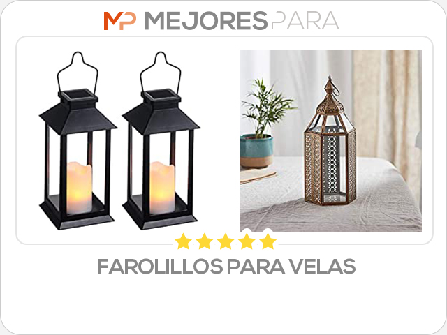 farolillos para velas