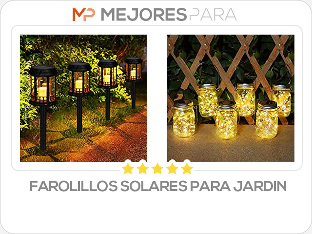 farolillos solares para jardin