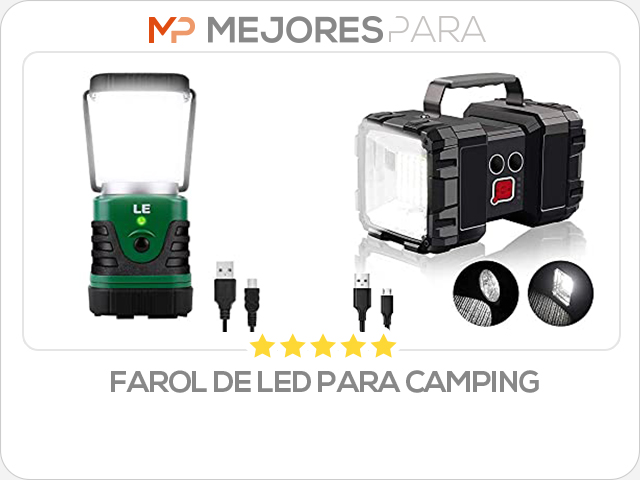 farol de led para camping