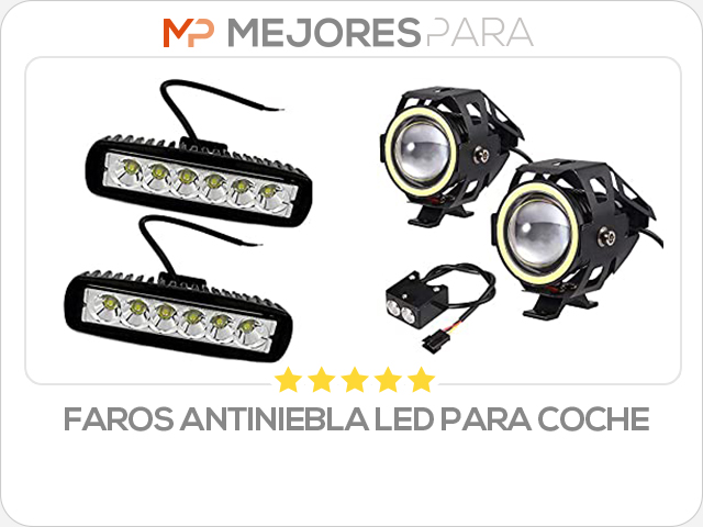 faros antiniebla led para coche