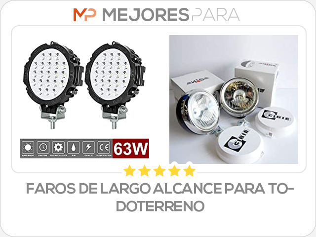 faros de largo alcance para todoterreno