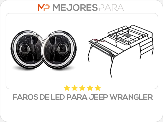 faros de led para jeep wrangler