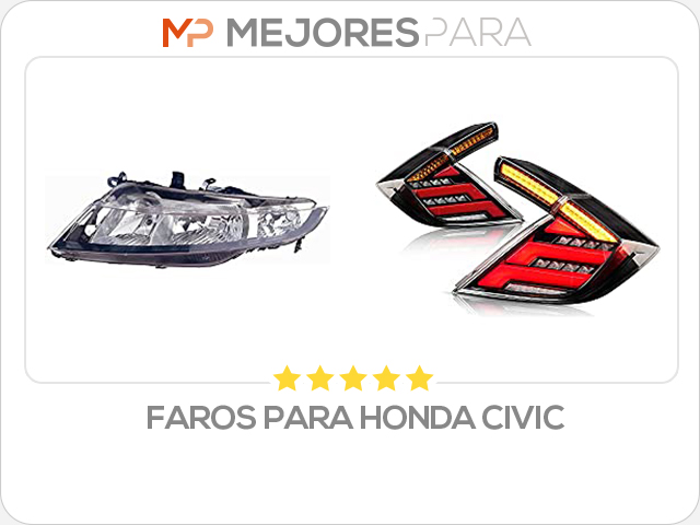 faros para honda civic