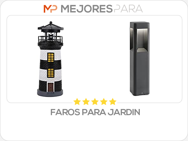 faros para jardin