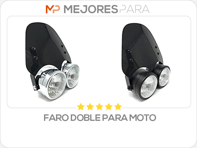 faro doble para moto