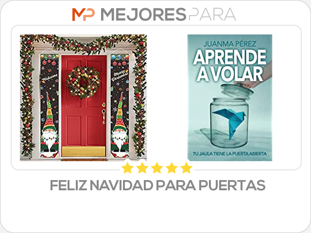 feliz navidad para puertas