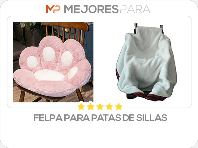 felpa para patas de sillas