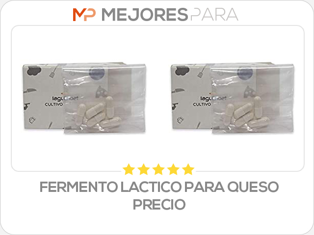 fermento lactico para queso precio