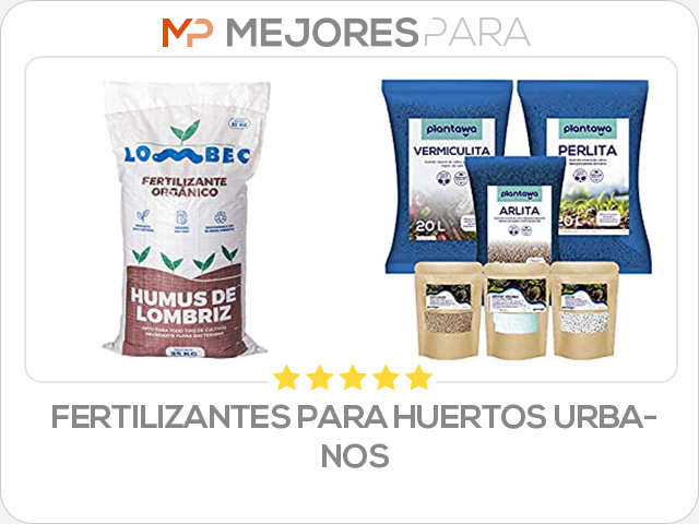 fertilizantes para huertos urbanos