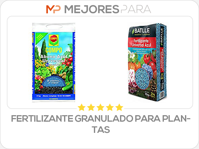 fertilizante granulado para plantas