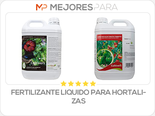 fertilizante liquido para hortalizas