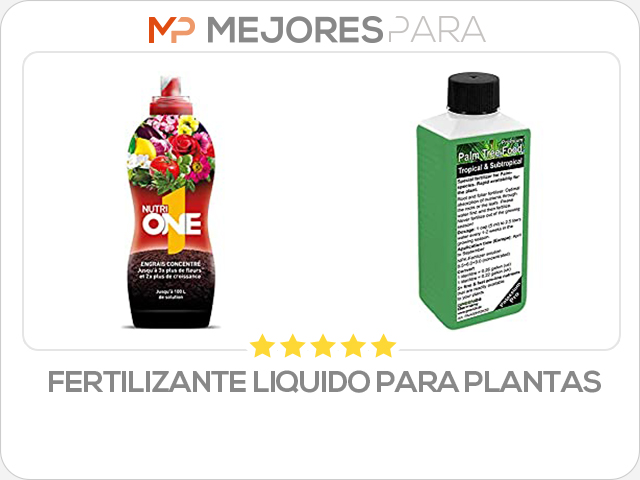 fertilizante liquido para plantas