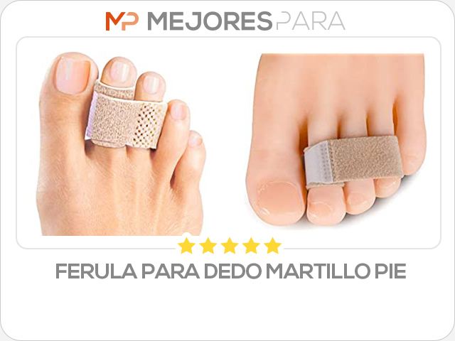 ferula para dedo martillo pie