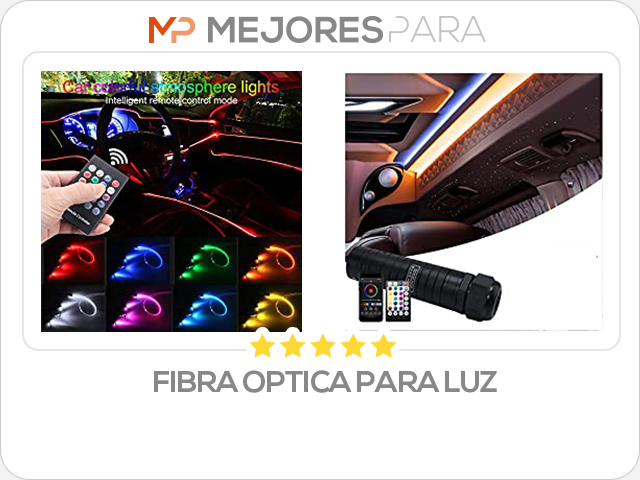 fibra optica para luz