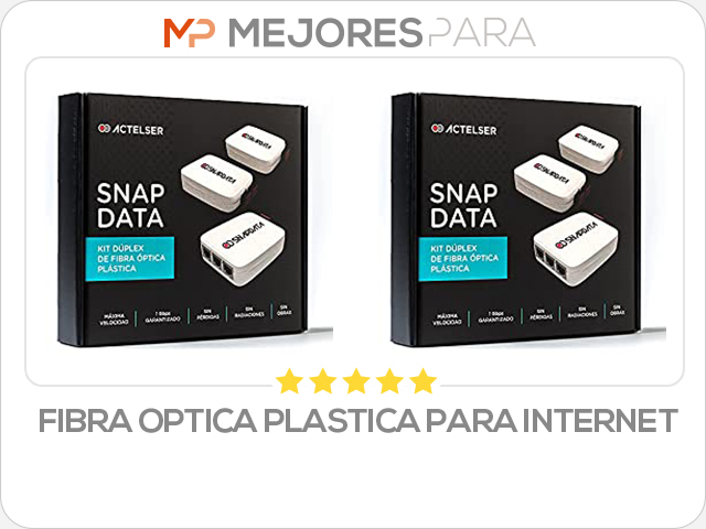 fibra optica plastica para internet