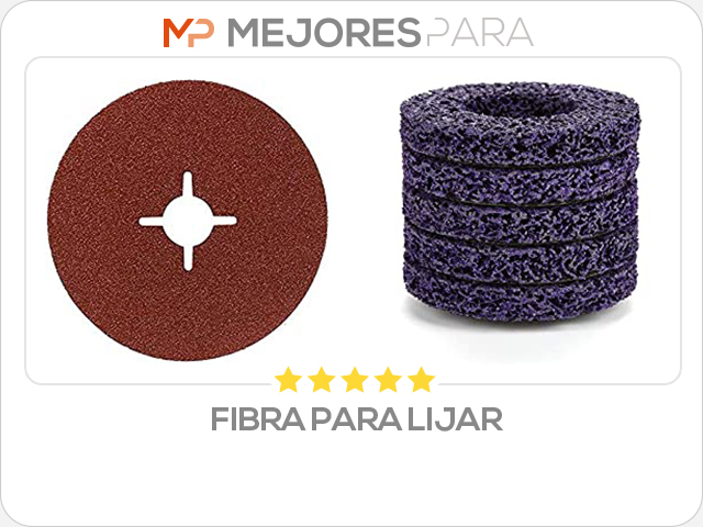 fibra para lijar