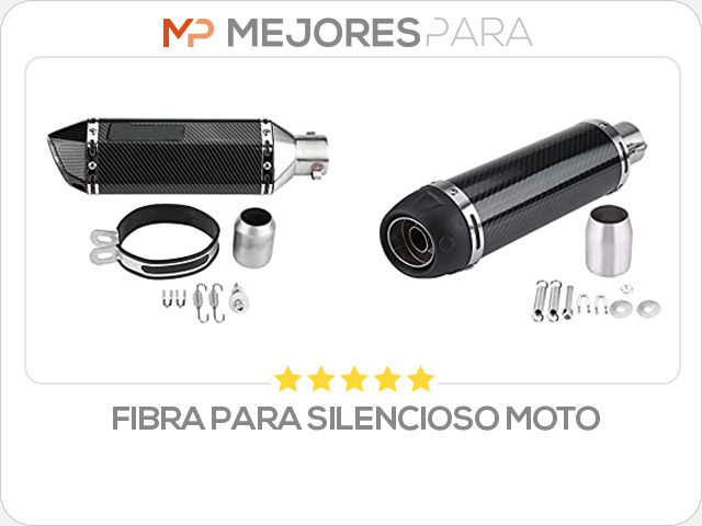 fibra para silencioso moto