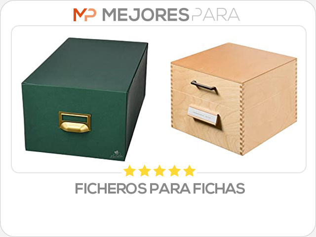 ficheros para fichas