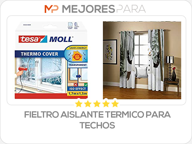 fieltro aislante termico para techos