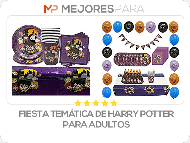 fiesta temática de harry potter para adultos