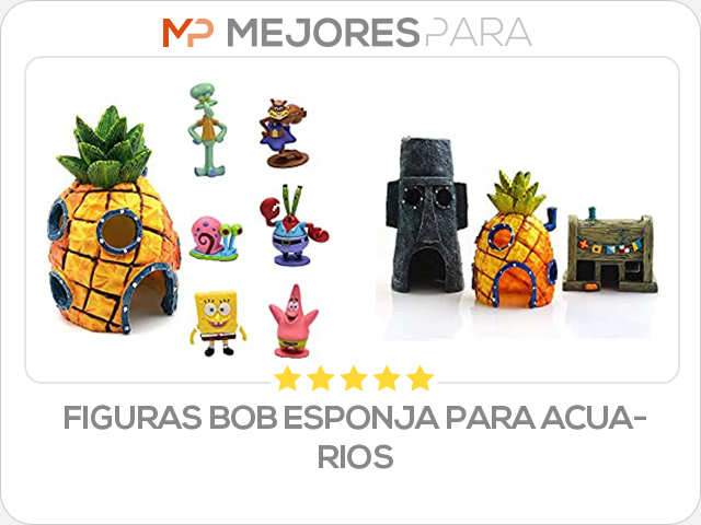 figuras bob esponja para acuarios