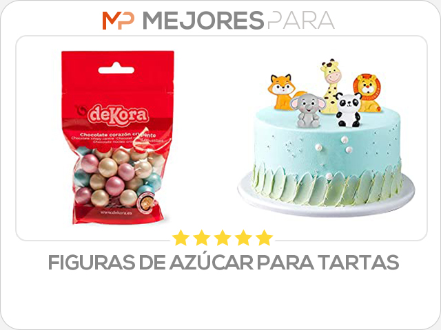 figuras de azúcar para tartas