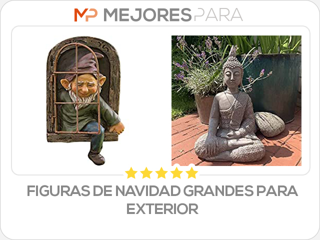 figuras de navidad grandes para exterior