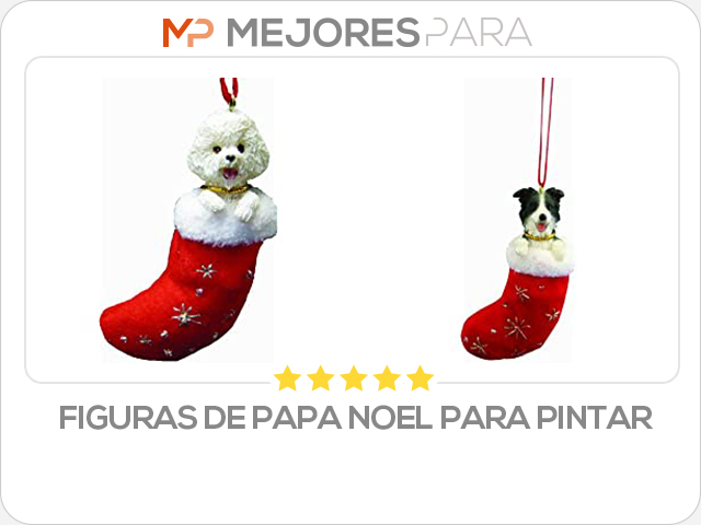 figuras de papa noel para pintar