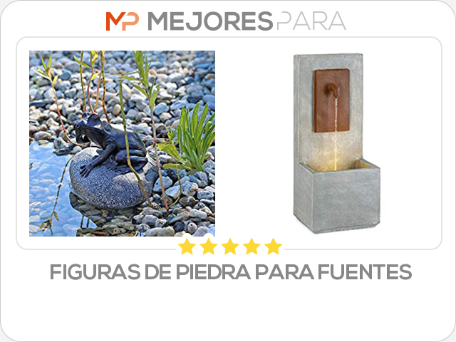 figuras de piedra para fuentes