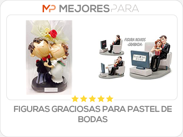 figuras graciosas para pastel de bodas