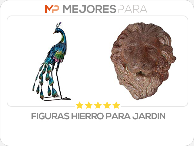 figuras hierro para jardin