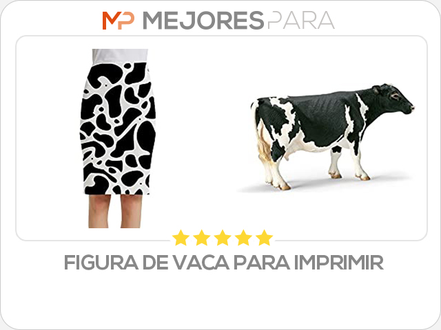 figura de vaca para imprimir