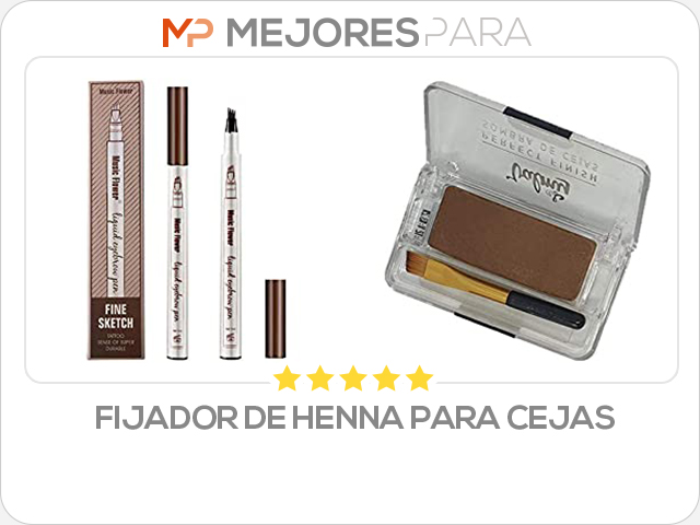 fijador de henna para cejas