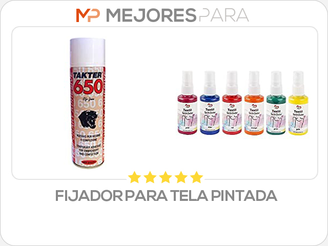 fijador para tela pintada