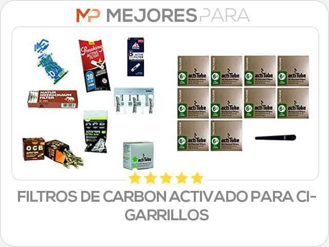 filtros de carbon activado para cigarrillos