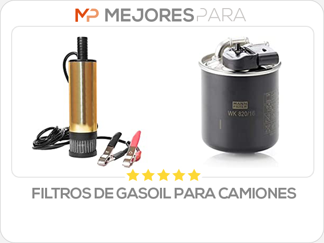 filtros de gasoil para camiones