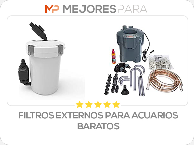 filtros externos para acuarios baratos