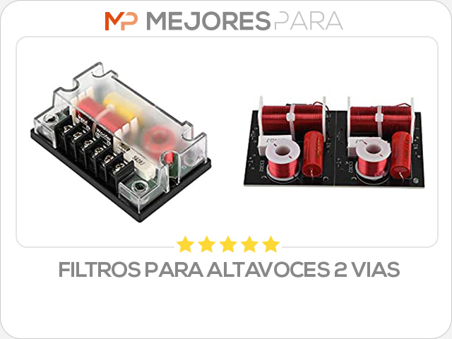 filtros para altavoces 2 vias