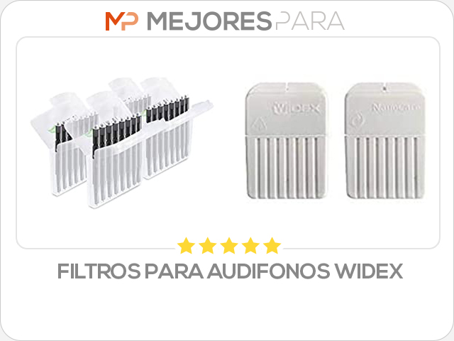 filtros para audifonos widex