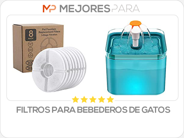 filtros para bebederos de gatos